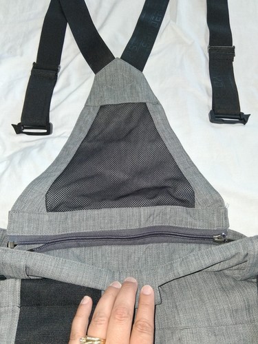 Spyder Dare Tailored Fit Ski Snow Bibs Overalls Pants Men's Gray Size L #783366 - Picture 8 of 8