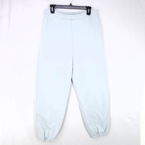 Reformation Sweatpants Jogger Size Large Organic Soft Blue Comfort Elastic Waist - Picture 1 of 12
