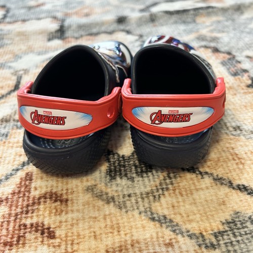 Crocs Marvel Avengers Clogs Toddler, Little Kids Size 5 Iron Man Captain America - Picture 4 of 7