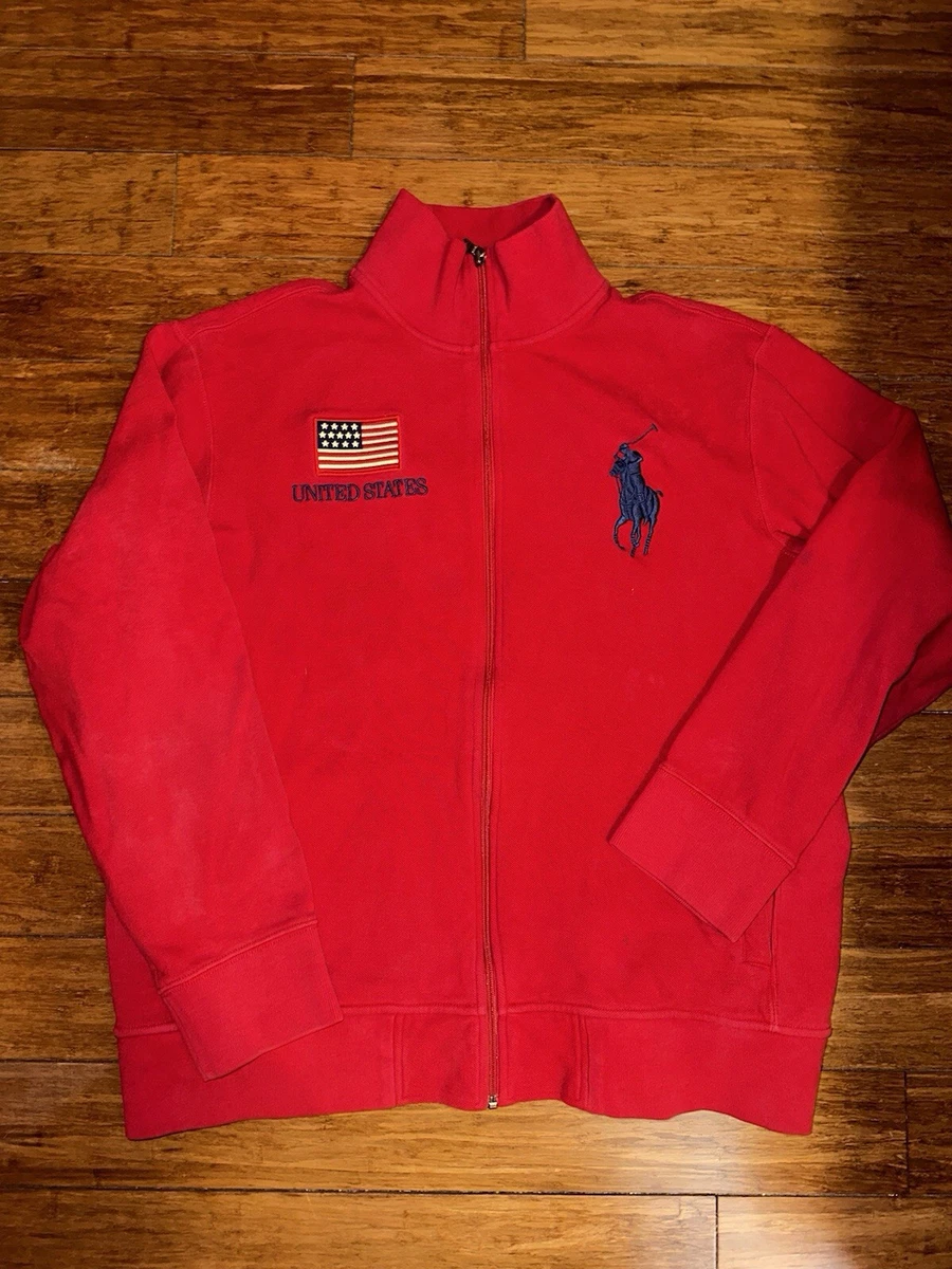 Polo Ralph Lauren Cotton Outer Shell Red Coats, Jackets & Vests