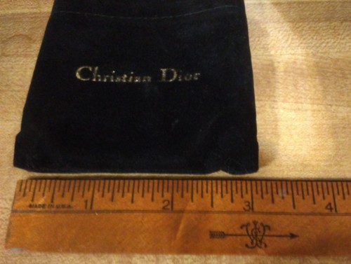 Borsa da viaggio vintage CHRISTIAN DIOR doppia compatta ottagonale specchio sacchetto antipolvere NOS EXC - Foto 7 di 18