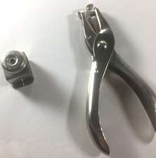 VINTAGE McGill Co Small Single Round Hole Paper Punch GEM MADE IN USA PRESTO