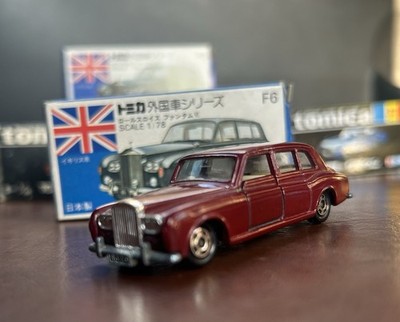 Tomica Foreign Series F6 Rolls-Royce Phantom VI Red 1/78 Diecast 1976 Vintage