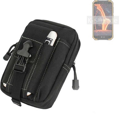 Holster für Ulefone Armor X6 Pro Zusatzfächer Gürtel-Tasche Schutzhülle Tasc