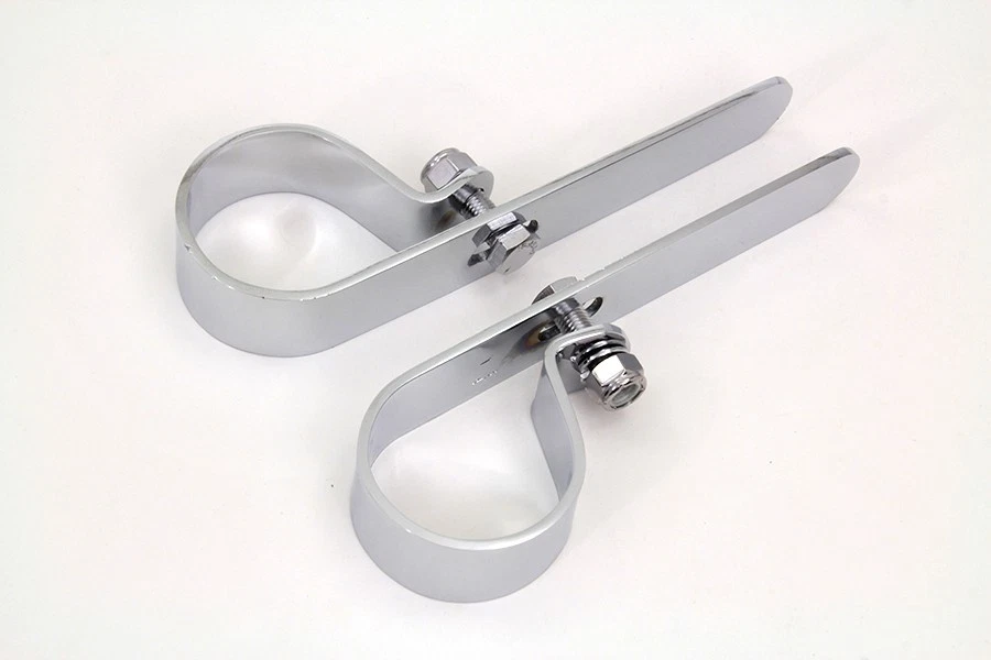 Juego de abrazaderas de tubo de escape ID "P" de 1-3/4" para aplicaciones personalizadas de motocicleta Foto 3 de 4