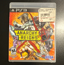 SEGA PS3 Anarchy Reigns Case & Insert Only * No Disk*