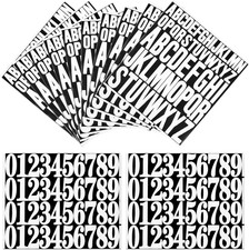 8 Blatt Buchstaben Aufkleber Große Set 2.5cm 5cm Klebebuchstaben Große Selbstkle
