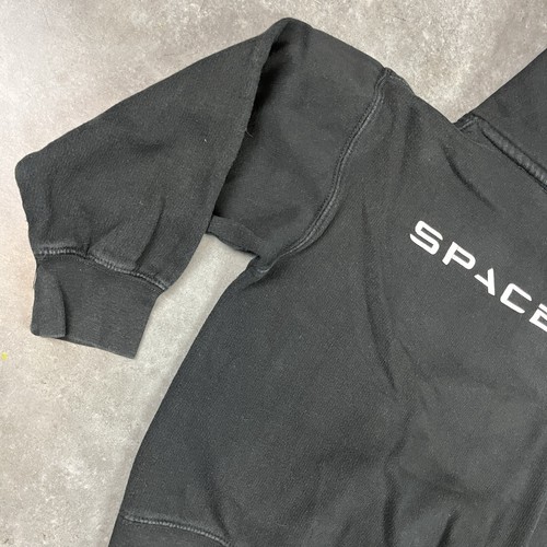 SpaceX Hoodie Youth Small Black Pullover Pockets Preowned - Picture 10 of 20