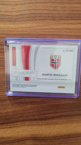 Tarjeta Panini Colección Inmaculada Martin Odegaard/25 Recuerdos Noruega Claramente - Imagen 2 de 2
