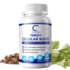 NAD+ Supplement Nicotinamide Riboside Resveratrol for Anti-Aging Energy Focus