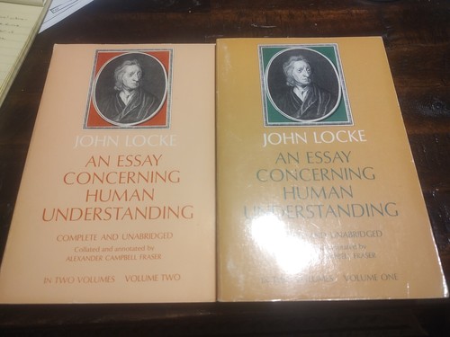 An Essay Concerning Human Understanding, Vol. 1 & 2 by Locke, John