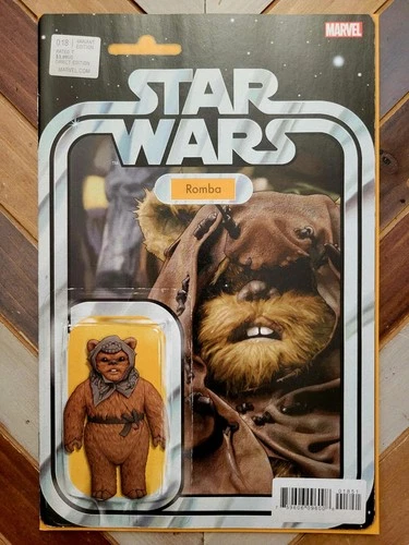 STAR WARS #18 NM (Marvel 2021) JTC | ROMBA Ewoks | Action Figure Cover / SOULE