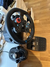 Logitech G29 Racing Steering Wheel with Black Pedals and Shifter Gear Stick Set