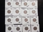Starter set of 16 Circulated Buffalo Nickels 1917 to 1937