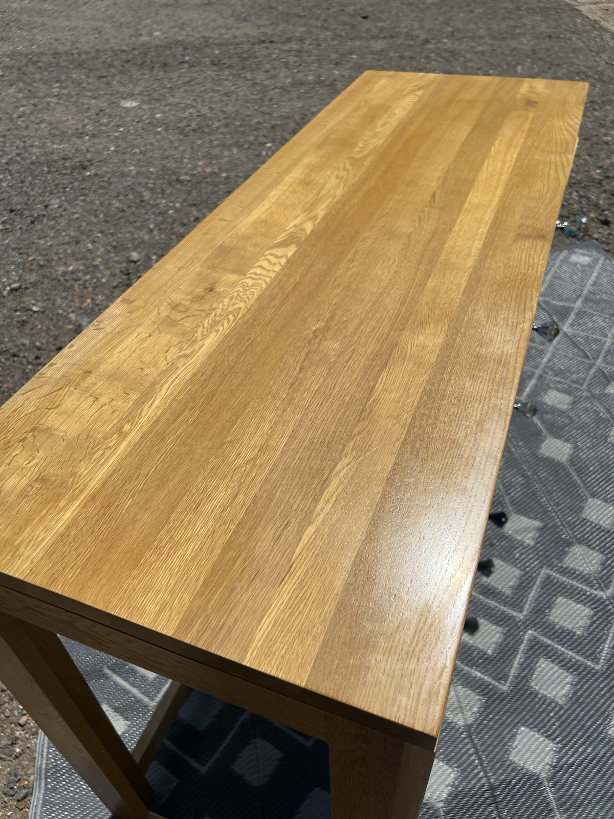 Solid Oak Furniture Land Dressing Table Good Condition Collection Only