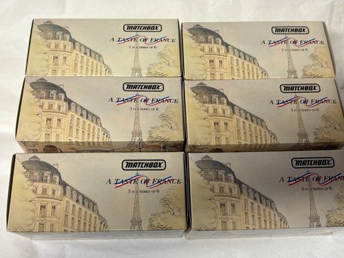 6 Vintage Matchbox Taste Of France Toy Delivery Vans Yesteryears MIB YTF 1-6 - Picture 17 of 18