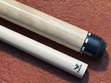 Schmelke Maple Into Mint Green Maple Pool Cue With Maple Shaft.