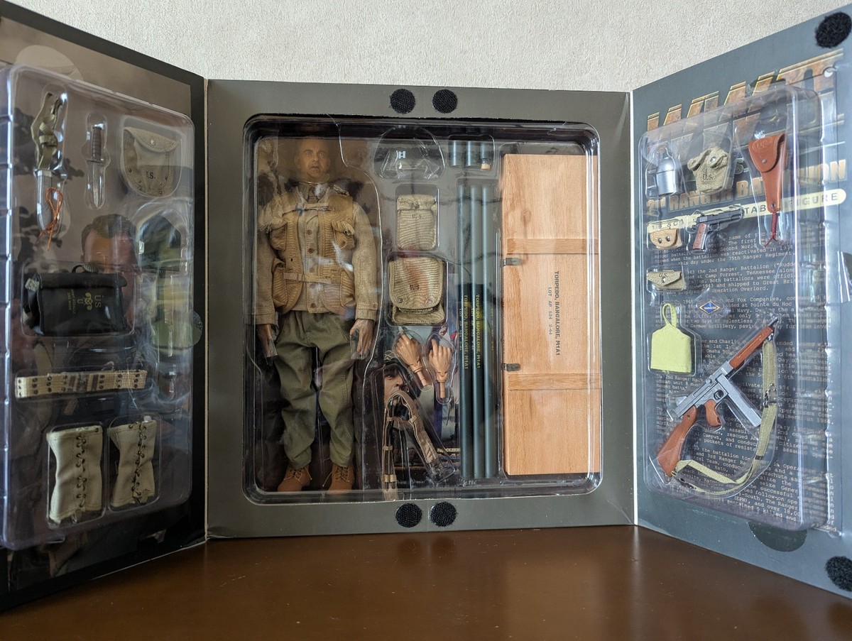 DID WWII 2nd Ranger Battalion Captain Miller 1/6 Figure - Normandy