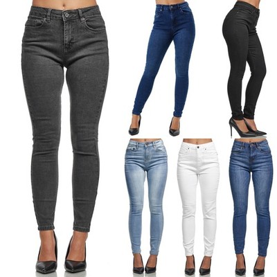 Tazzio Jeans Damen High Waist Skinny Fit Jeanshose Stretch Denim Hose