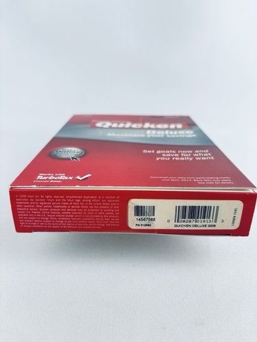 Quicken Deluxe 2009 Intuit Windows PC Software Windows XP /VISTA - Afbeelding 4 van 7