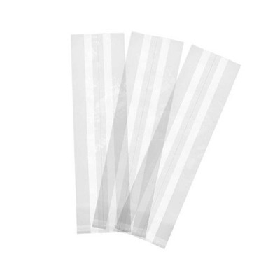 Vegware Compostable NatureFlex Clear Baguette Bag, 4 × 2 × 14 in (QTY 1000), SKU