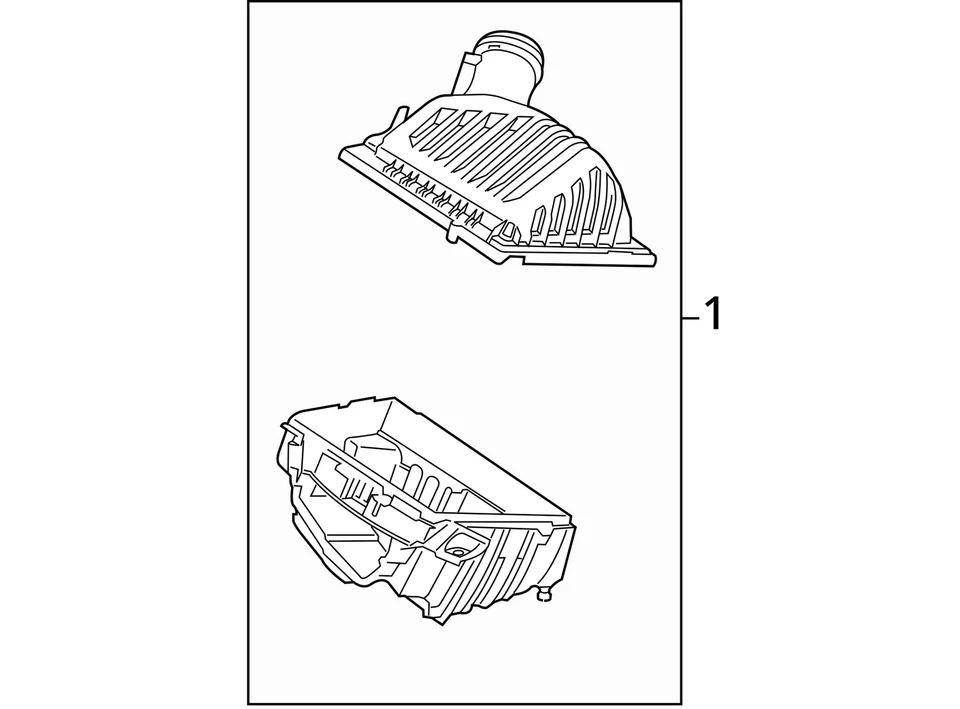 Air Cleaner Fits 20-22 BMW X1 1989845 Foto 3 de 3