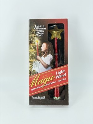 The Magic Light Wand Remote Control Light & Sound Christmas Tree Magic NIB Red