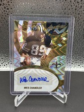 2025 Revolution Wes Chandler Autograph Card. 34/50
