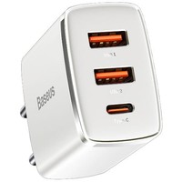 WandladegeräT 2Xusb-A + USB-C QC 3.0 PD 30W 3A Baseus NetzladegeräT LadegeräT