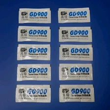 GD900 Thermal Paste Grease Heatsink Compound for Computer CPU GPU 10 Soft Packs