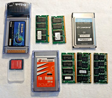 used D-Link Linksys ethernet cards EagleTec fax/modem Samsung Lynx ram 