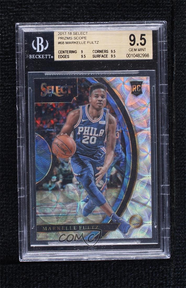 2017 Select Concourse Scope Prizm Markelle Fultz BGS 9.5 GEM MINT Rookie RC 18t1