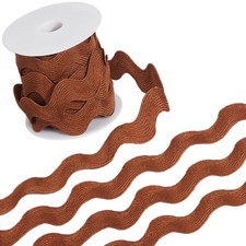 GORGECRAFT Rick Rack Trim for Sewing 1.34 Inch RIC Rac Ribbon Giant Jumbo RIC