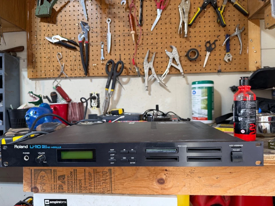 Roland U-110 PCM Sound Module Made in Japan Vintage 80s Synth Rack Unit Tested - Image 2 of 4