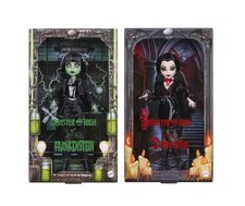 Monster High x Universal Monsters Dracula  Frankenstein 2x Doll Bundle- Gift