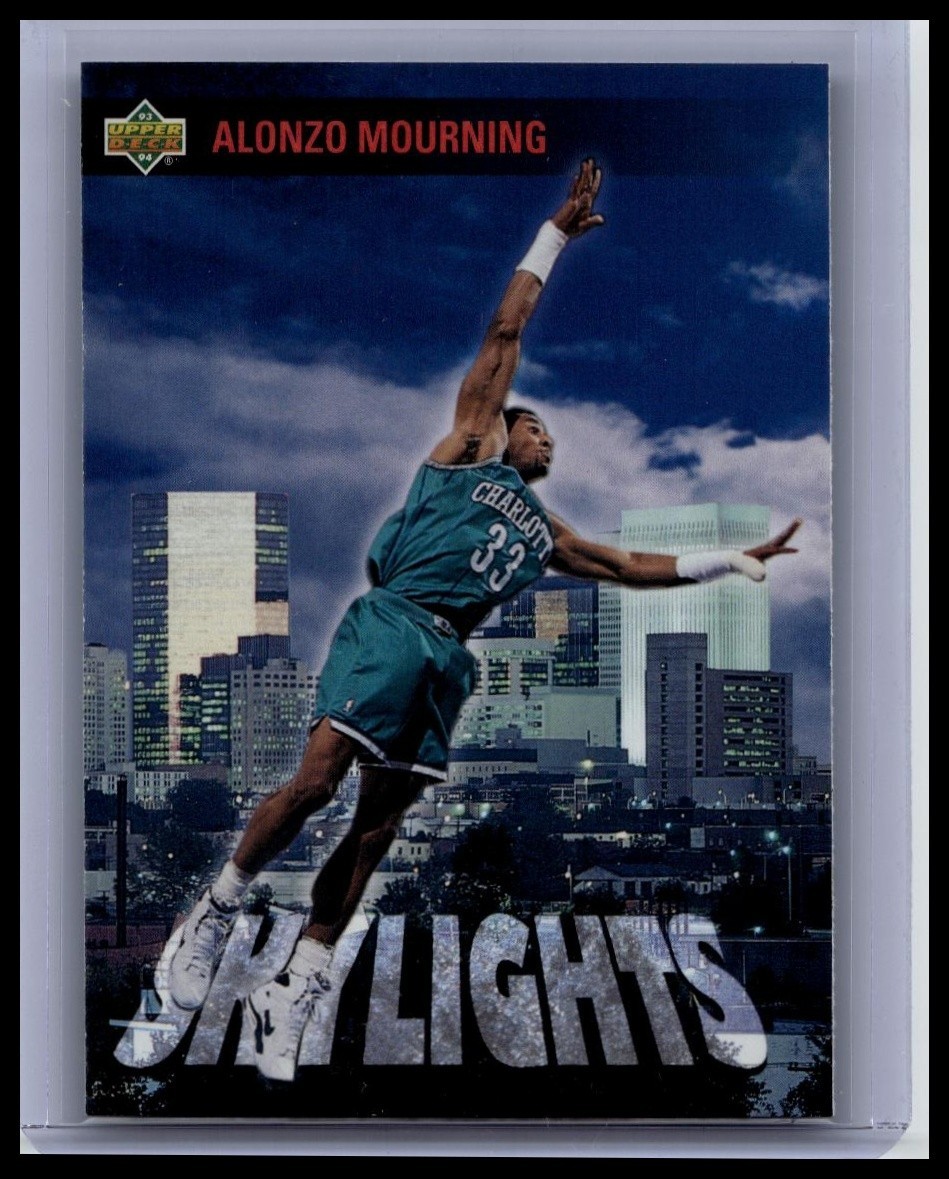 Alonzo Mourning #468 Basketball Cards 1993 Upper Deck trading card — raw and PSA graded price guide