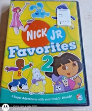 NEW 2005 NICK JR FAVORITES #2 DVD:LAZYTOWN BLUES CLUES DORA MAX&RUBY LITTLE BILL