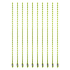 Ball Bead Chains, 4.7 Inch, Light Green  120 Pcs , Dog Tag Chain Keychain