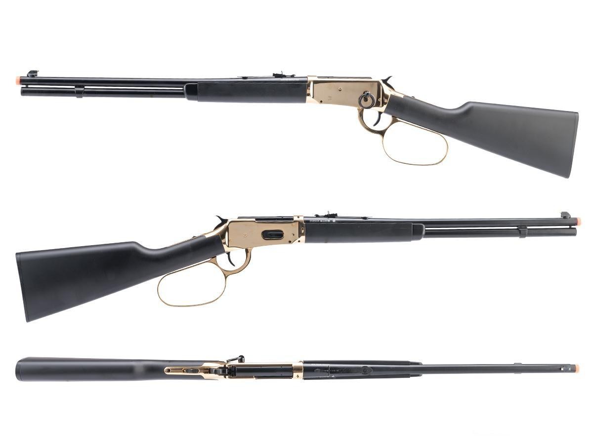 Airsoft CO2 Rifle - Gold Lever Action Legends Saddle Limited Edition - 10RDS