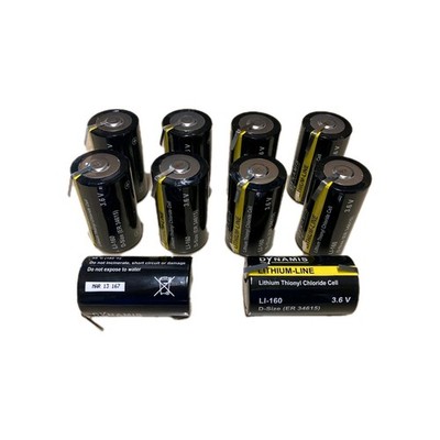 10x Dynamis 34615 D S 34615 3,6 Volt 19000mAh mit Lötfahnen in U-
