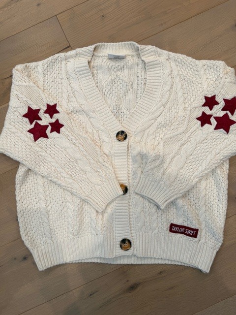 Taylor Swift Red Taylor’s Version Cardigan Size M/L NEW/AUTHENTIC