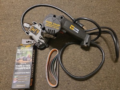 Work Sharp WSKTS Knife Sharpener W/6 New Belts