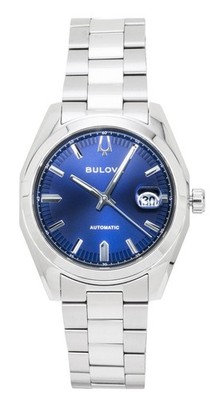 Bulova Surveyor Edelstahl BlauZifferblatt  Lässige Automatik 96B436 Herrenuhr