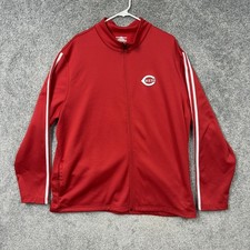 Cincinnati Reds MLB Baseball Track Jacket 2XL Game Fan Gear Gorpcore Streetwear