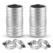 Stainless Steel 304 Hose Barb Fitting, 7/8 Barbed x 7/8 Barbed Union Splicer ...