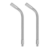"2 StüCk 3/8\" Gewinde Adapter FüR Heavy Duty 8\" Ganshalsrohr, Chrom"