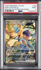 2025 POKEMON JTG EN-JOURNEY TOGETHER #186 HOP'S ZACIAN EX PSA 9