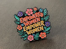 Empowered Women Empower Women Enamel Lapel Pin Feminist Women’s Rights Gift