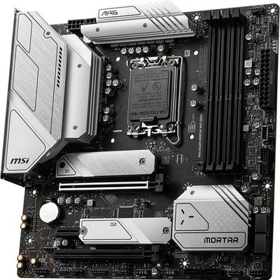 MSI MAG B660M MORTAR WIFI DDR4 LGA 1700 MicroATX Intel B660 Chipset Motherboard