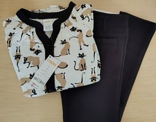 Gymboree Purrfectly Fabulous Girls size 6 outfit Cat Top Ponte Pants NWT